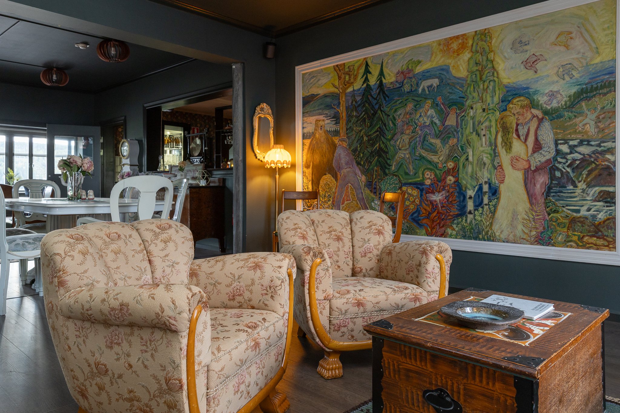 Bar- und Loungebereich im Hotel